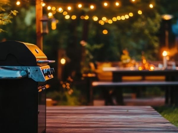 Zona BBQ y deck social — Condominio Cielito Lindo II