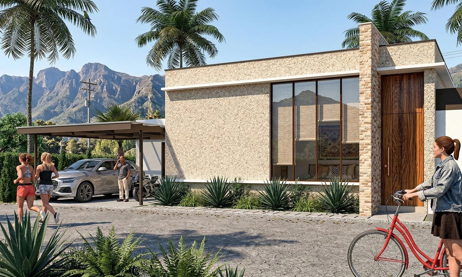 Paisaje natural y senderos ecológicos — Condominio Gardenia Campestre, La Vega
